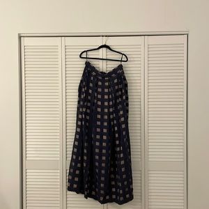 Eliza J navy maxi skirt size 14 .Tags still on.Never worn.